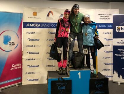 Laia Sebastià i Albert Pérez primers a
la cronoescalada la Llosada, tercera prova de la MoraBanc Copa d’Andorra