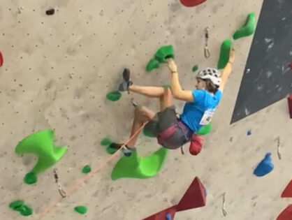 Els joves tecnificats d’escalada de la FAM participen al Campionat de la Catalunya de Dificultat celebrat a Blanes