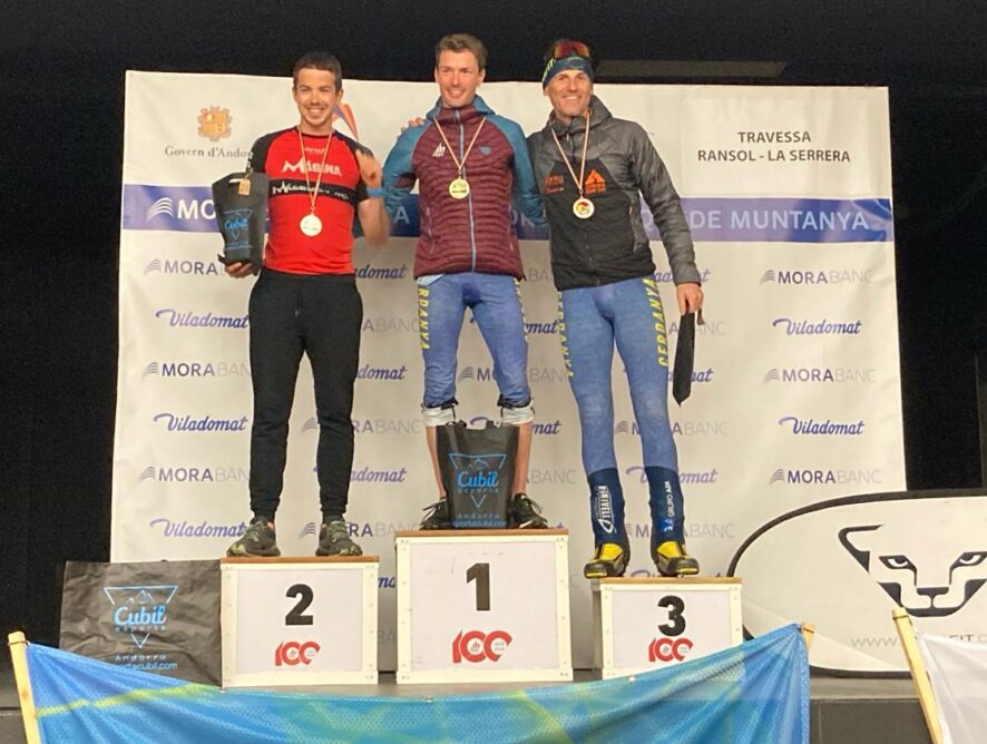 Anna Huguet i Jordi Alís, guanyadors a la Travessa La Serrera-Ransol, prova puntuable a la MoraBanc Copa d’Andorra d'esquí de muntanya 2024